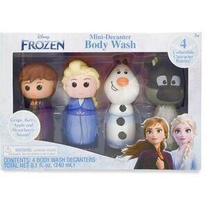 Disney Frozen Mini Decanter Bath Soap Hans Elsa Olaf Sven Christmas Gift Kids